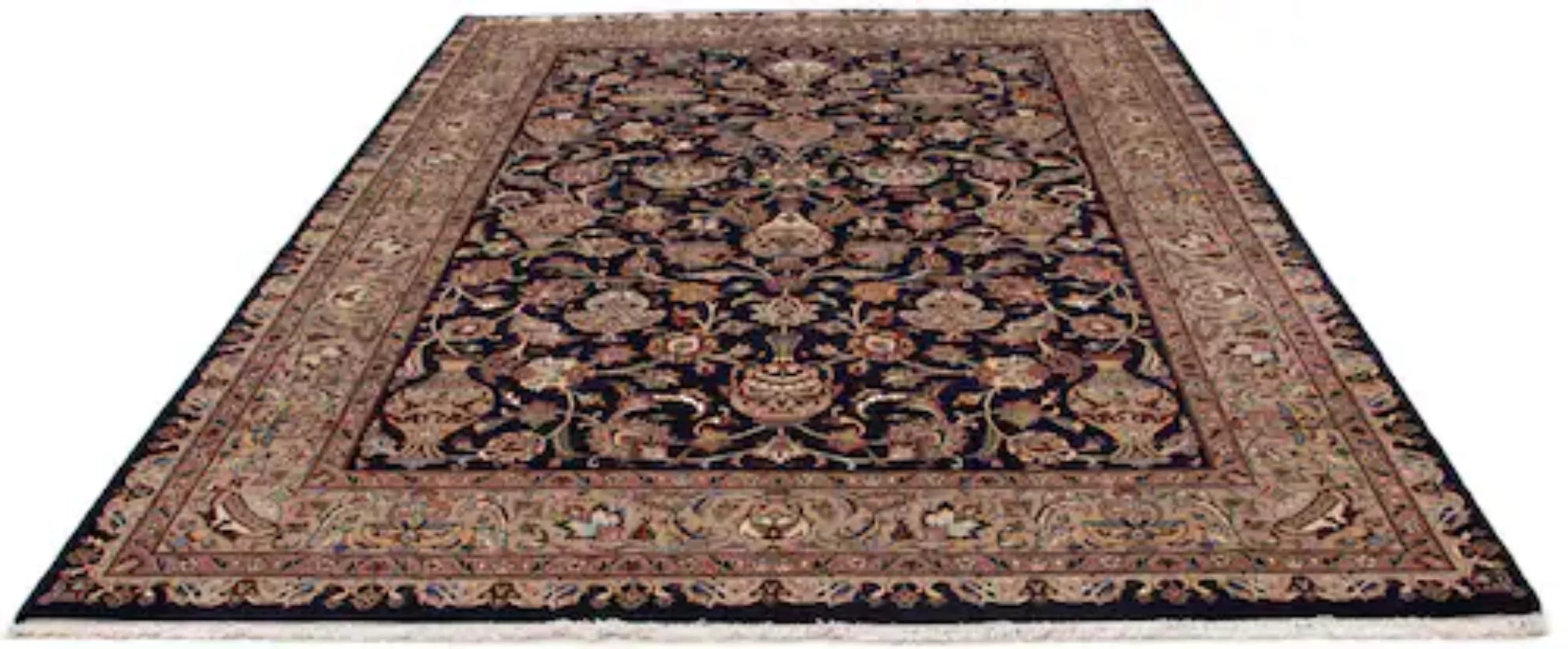 morgenland Wollteppich »Kaschmar Blumenmuster Nero 288 x 202 cm«, rechtecki günstig online kaufen