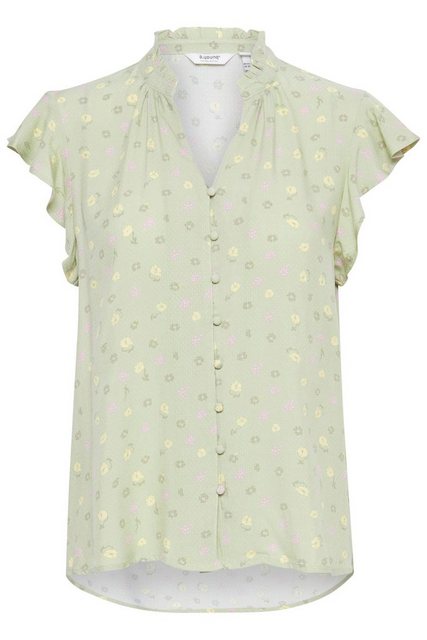 b.young Kurzarmbluse BYIRINA TOP - 20809750 Blusenshirt mit kleinem Stehkra günstig online kaufen