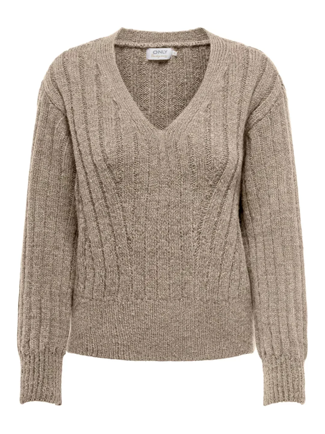 ONLY V-Ausschnitt-Pullover ONLAGNES LS RIB V-NECK CC KNT günstig online kaufen