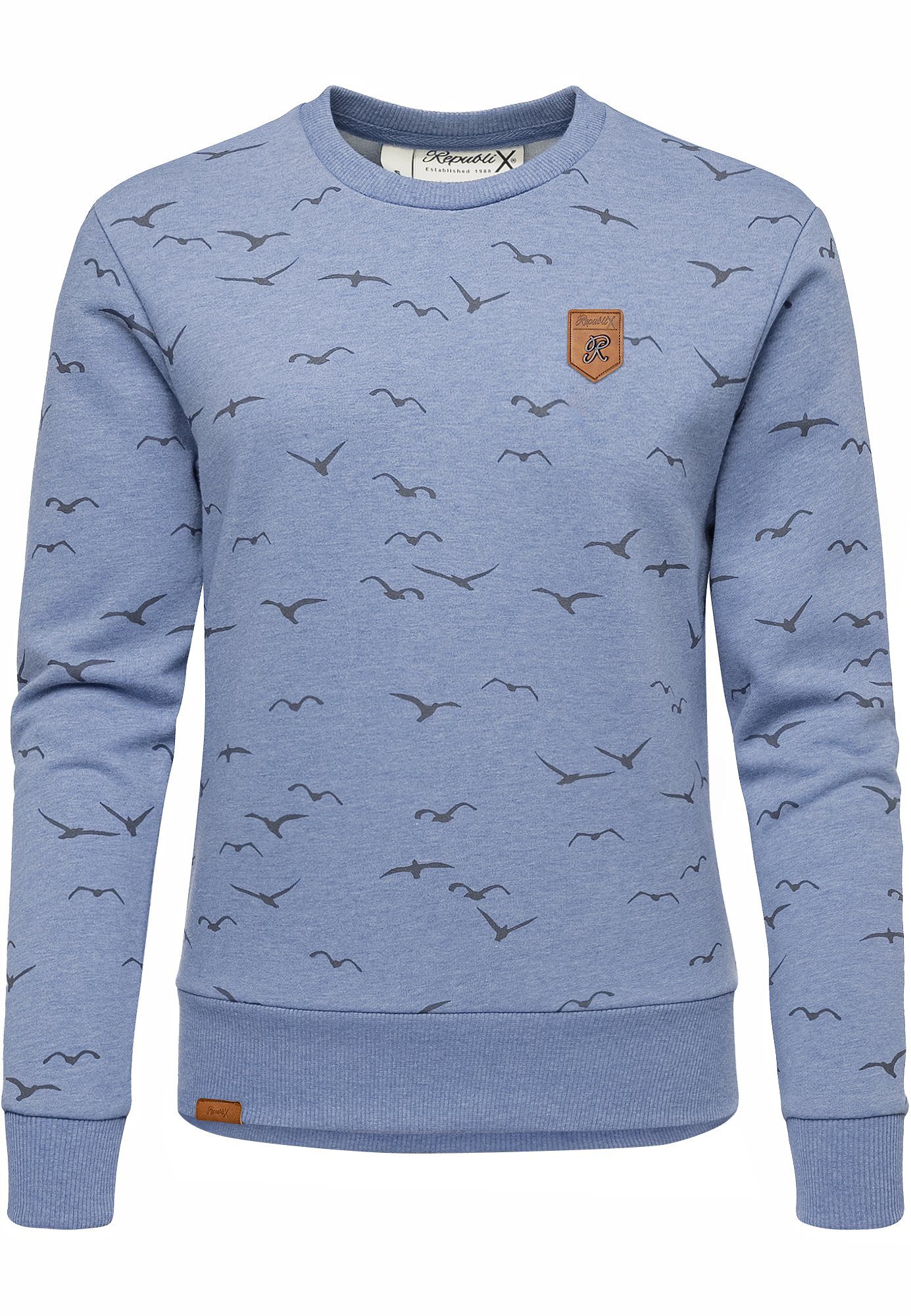 REPUBLIX Sweatshirt TYLA Damen Print Kapuzenpullover günstig online kaufen