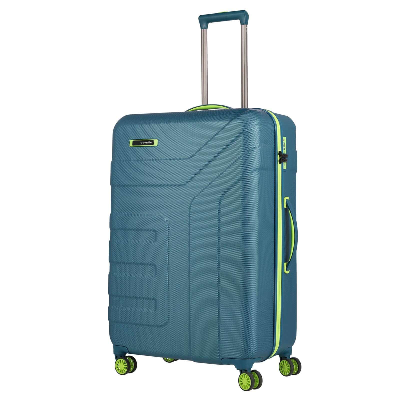 Travelite  VECTOR 4w Trolley 77cm Petrol/Limone vector petrol günstig online kaufen