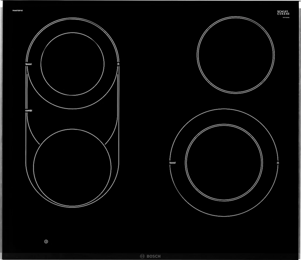 BOSCH Elektro-Kochfeld von SCHOTT CERAN® »PKM675DP1D«, mit Powerboost-Funkt günstig online kaufen