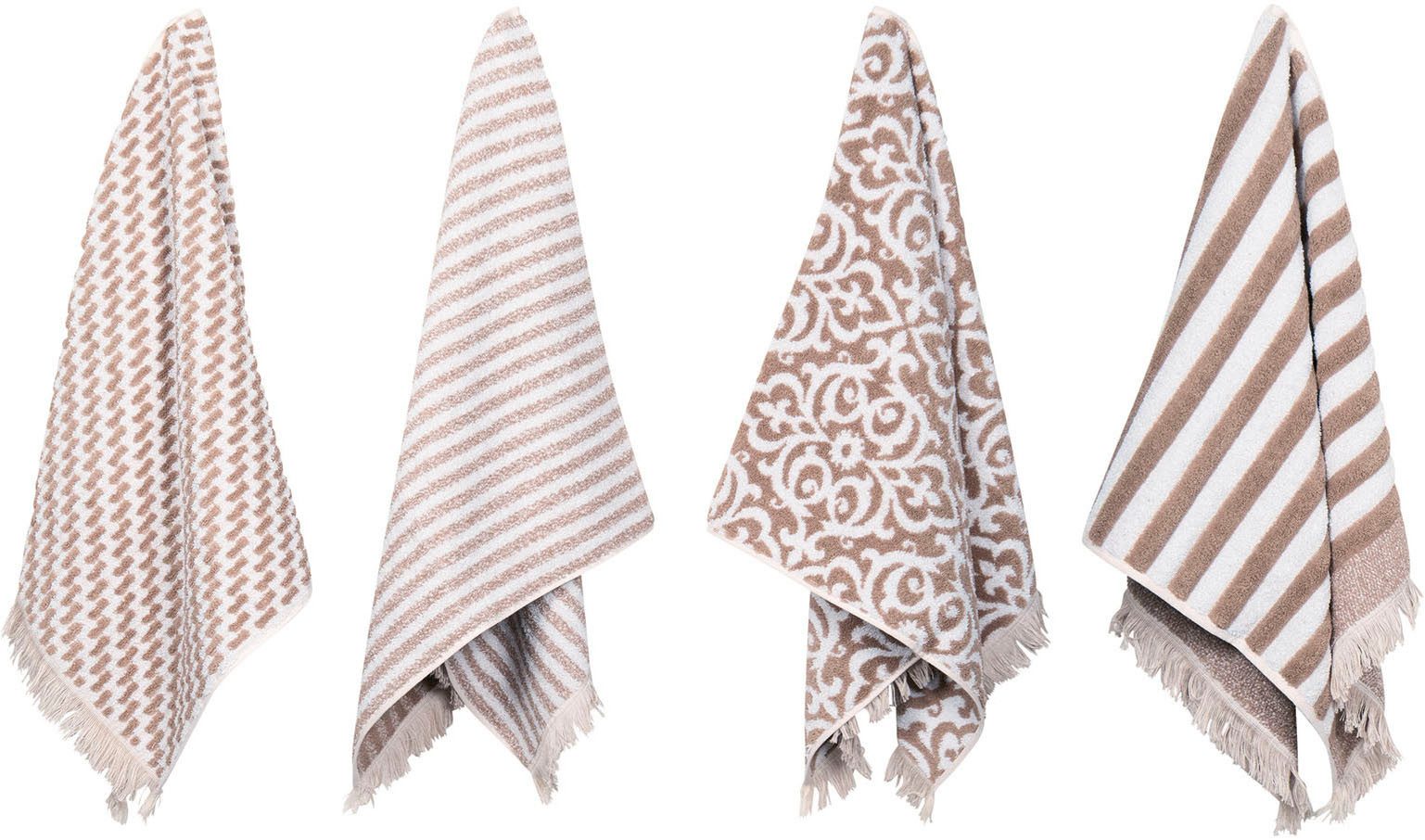 PAD Gästehandtuch Family, Frottee (Set, 12-St), günstig online kaufen