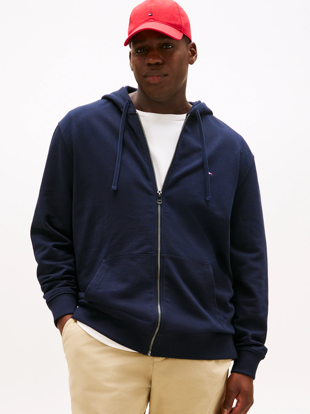 Tommy Hilfiger Big & Tall Kapuzensweatjacke "BT-ESSENTIAL TERRY ZIP THROUGH günstig online kaufen