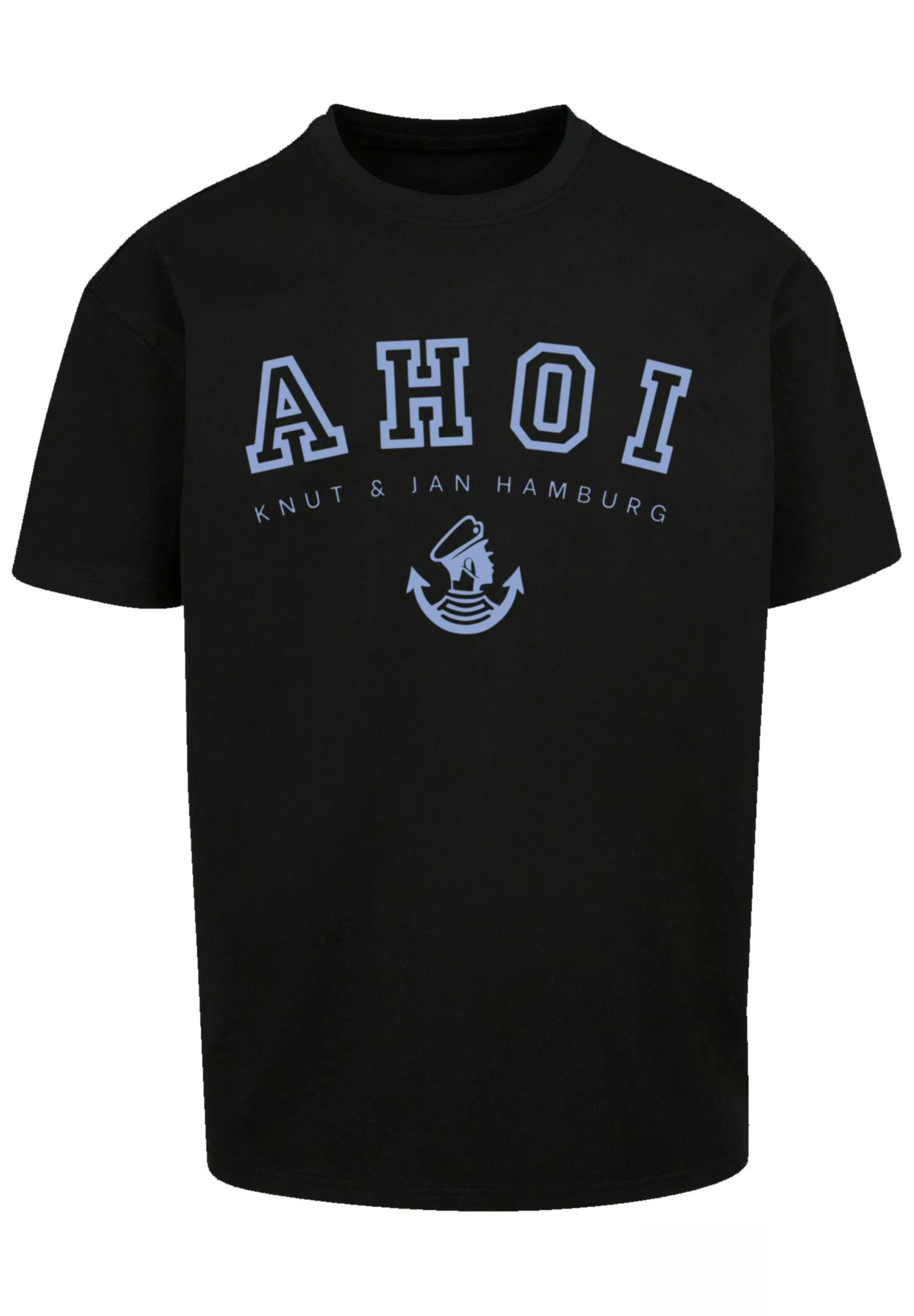 F4NT4STIC T-Shirt "Oversized T-Shirt Ahoi Knut & Jan Hamburg", Print günstig online kaufen