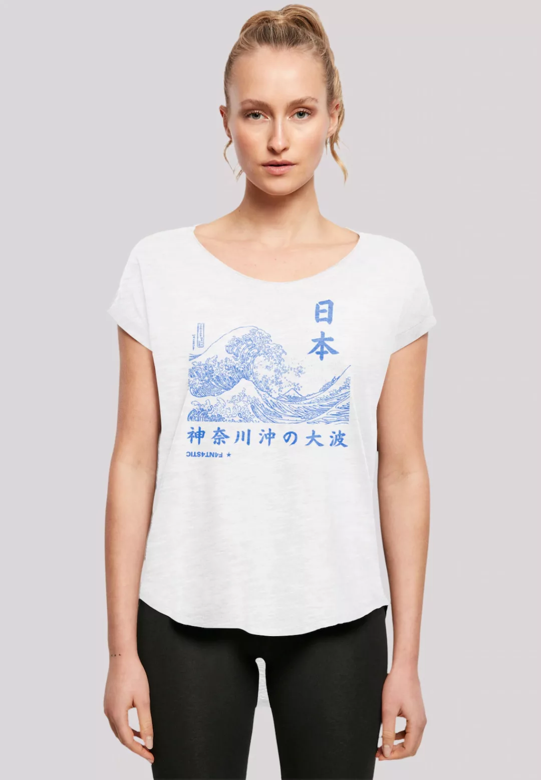 F4NT4STIC T-Shirt "Kanagawa Welle Japan Color", Print günstig online kaufen