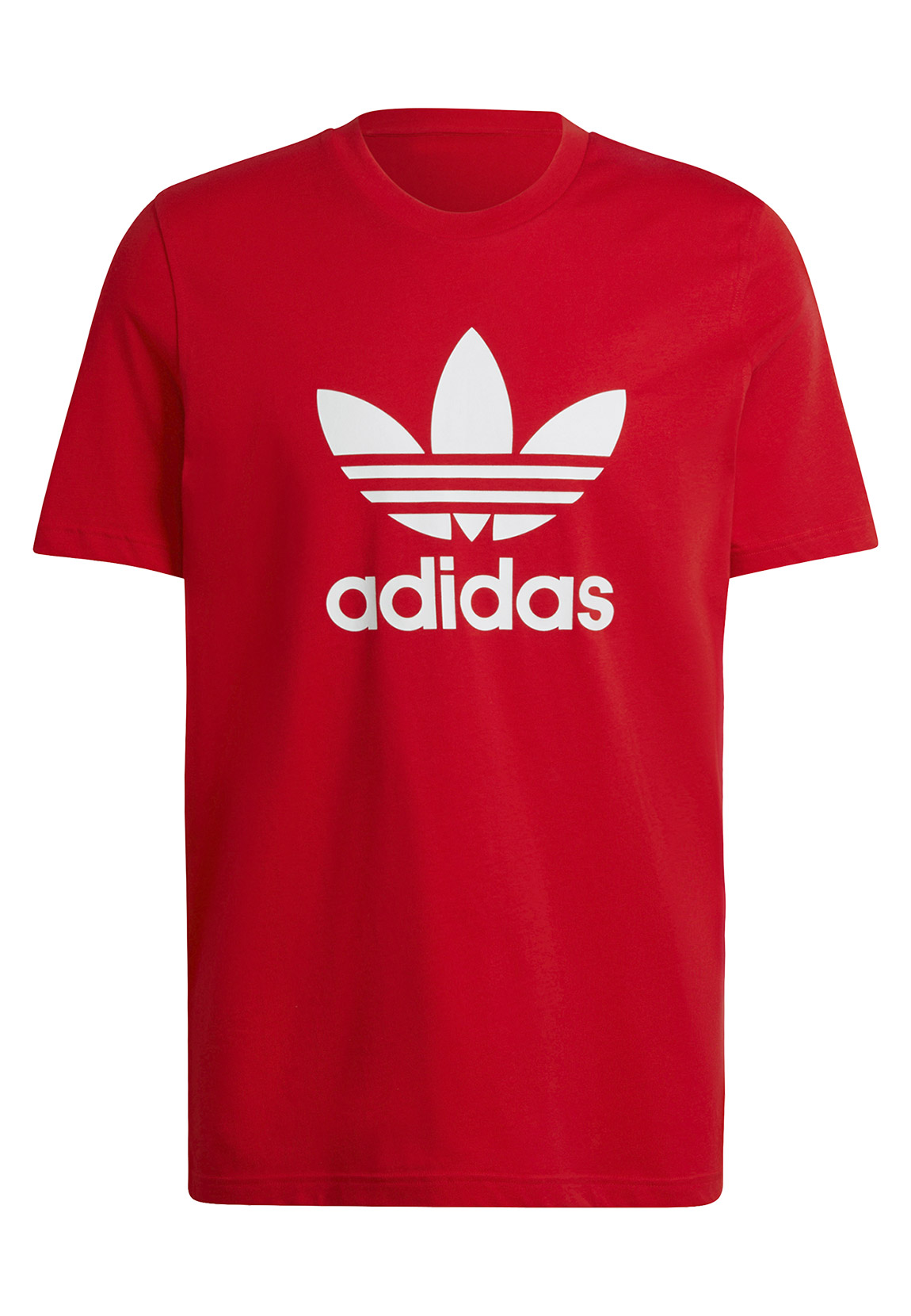 Adidas Originals Trefoil Kurzärmeliges T-shirt L Vivid Red / White günstig online kaufen