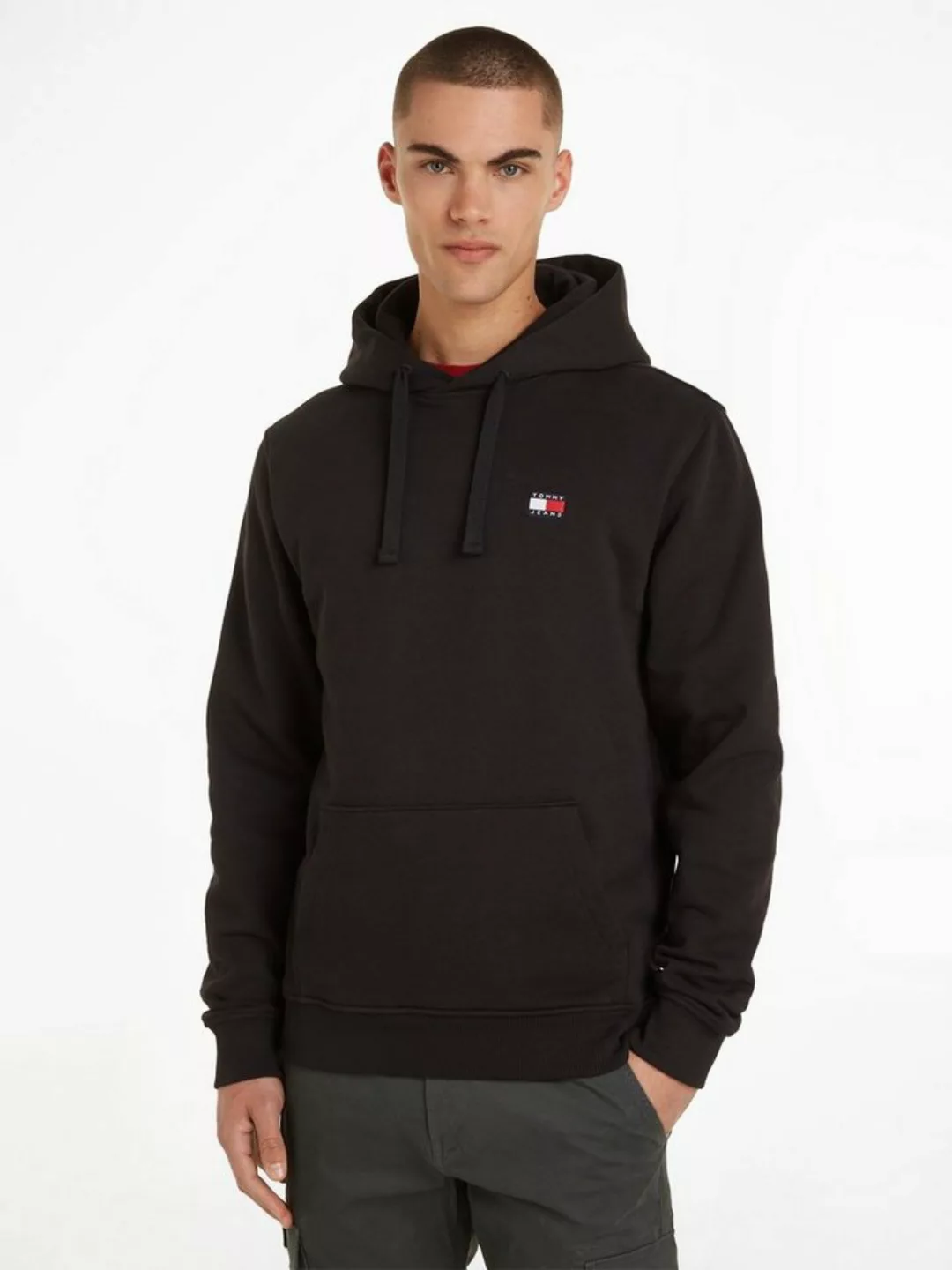 Tommy Jeans Kapuzensweatshirt TJM REG BADGE HOODIE EXT mit Kordel günstig online kaufen