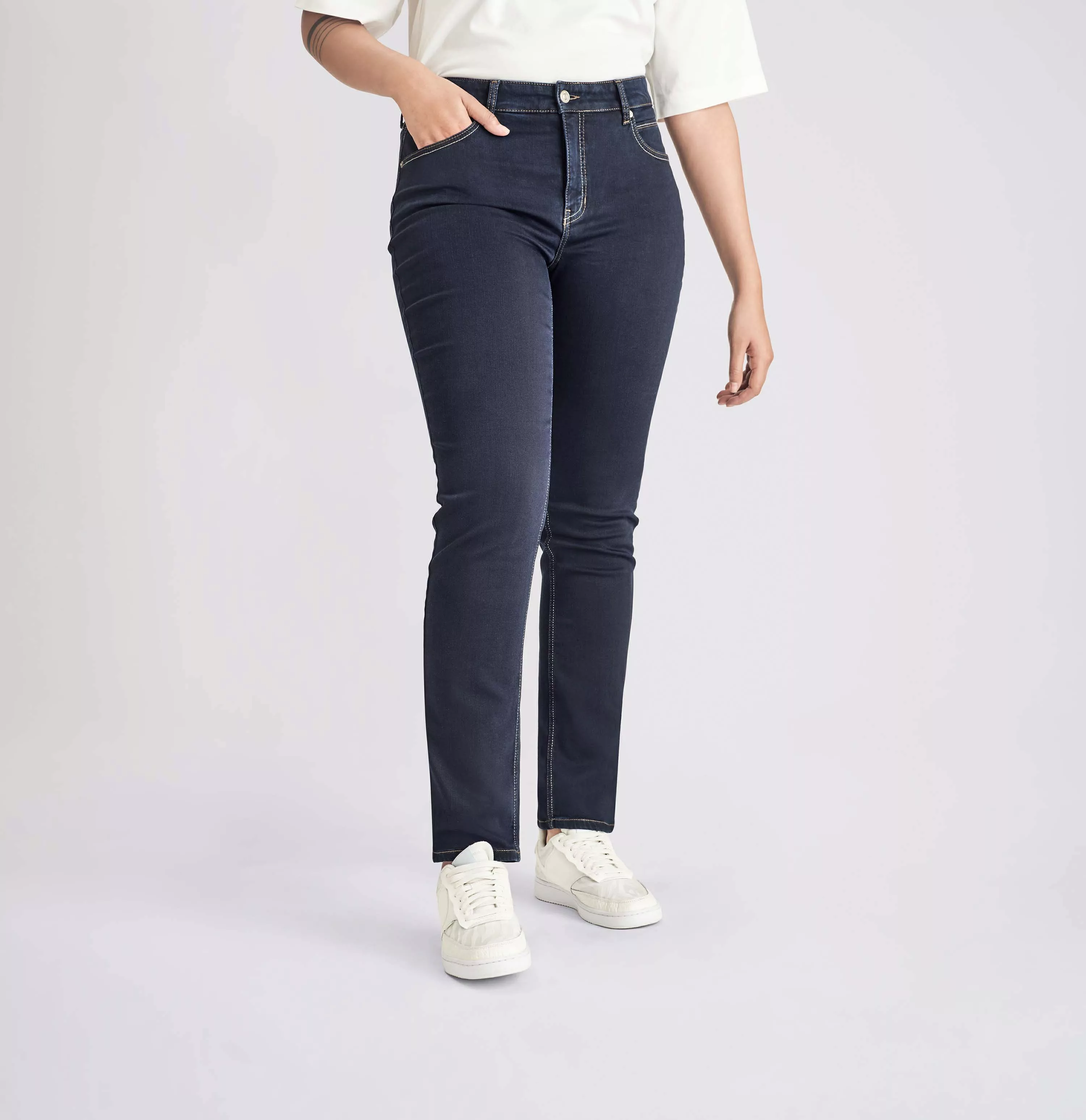 MAC Bequeme Jeans MAC Gerade geschnittene Jeans mit erhöhter Taille (1-tlg) günstig online kaufen