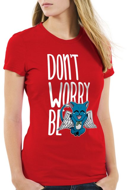 style3 T-Shirt Don't worry be Happy fairy anime manga japan tail günstig online kaufen