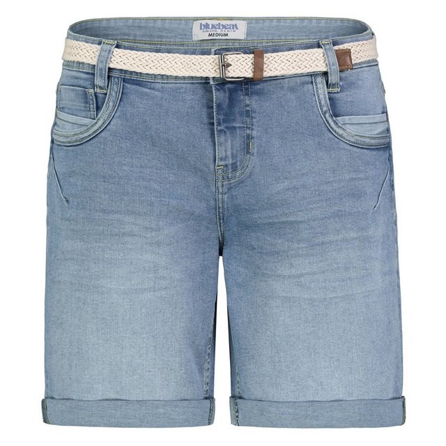 SUBLEVEL Shorts Damen Jeans Shorts Sommer kurze Hose Bermuda knielang mit G günstig online kaufen