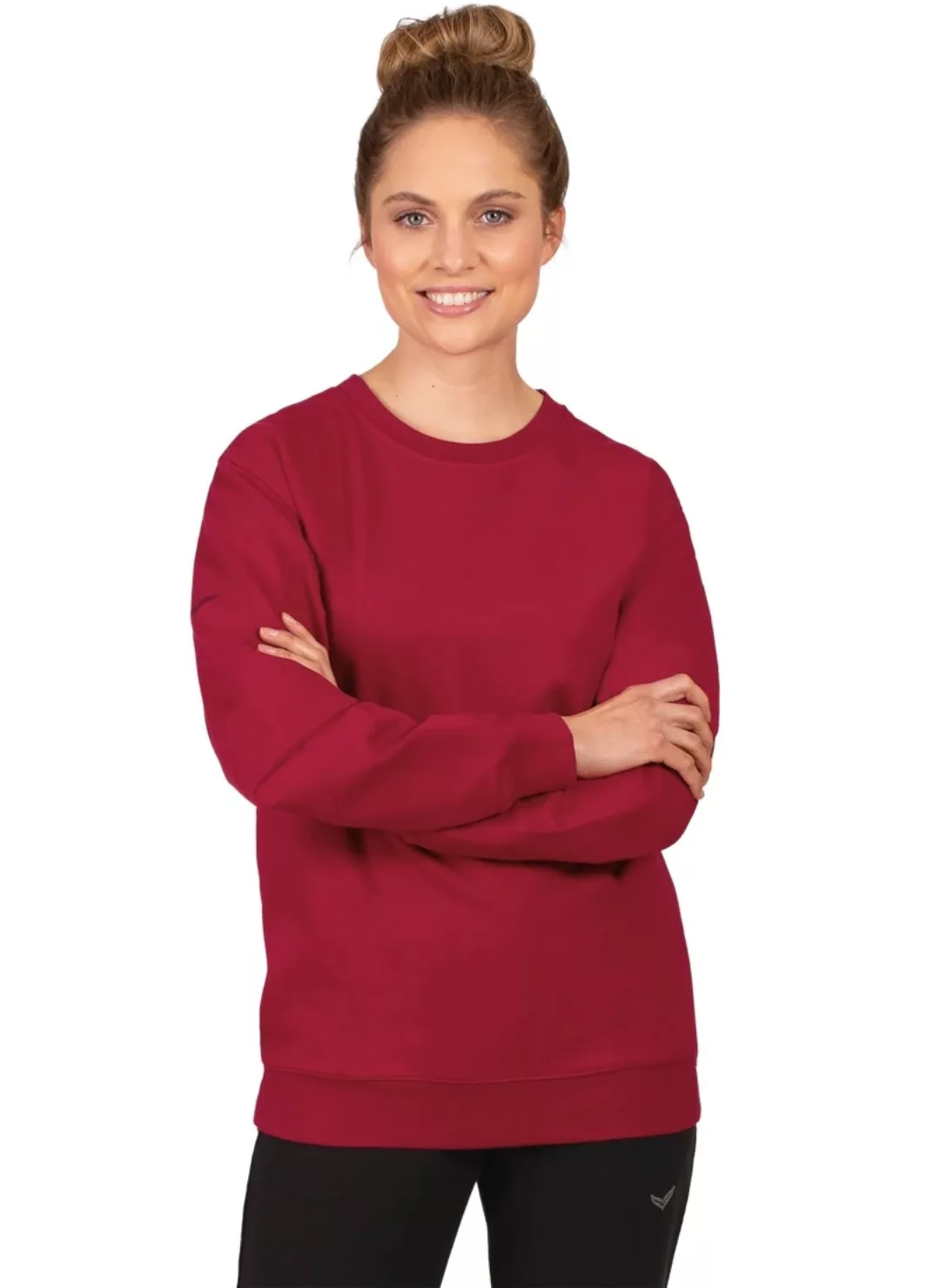 Trigema Sweatshirt TRIGEMA Sweatshirt aus Biobaumwolle günstig online kaufen
