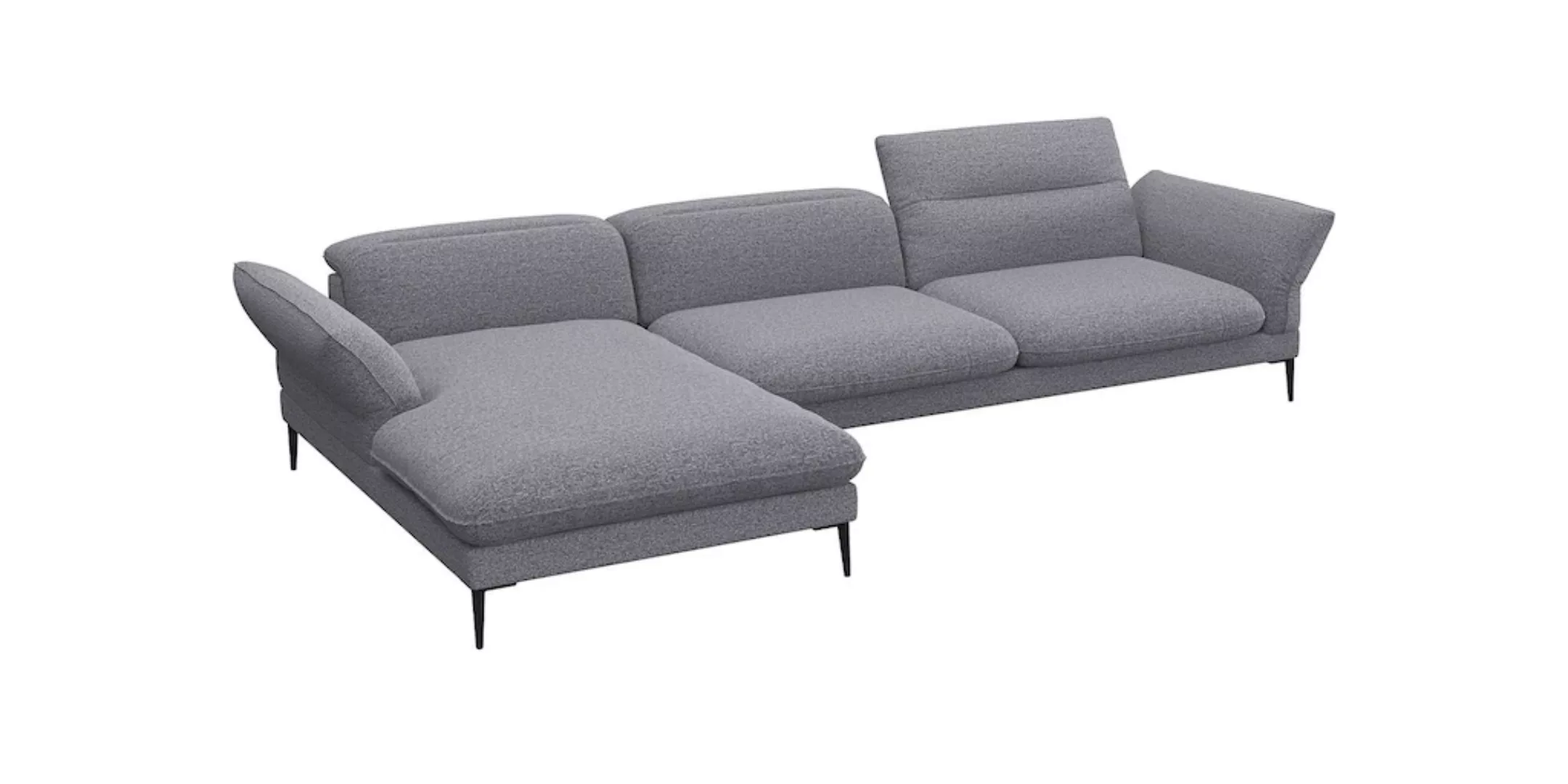 FLEXLUX Ecksofa "Salino, Funktionssofa mit Recamiere, Relaxsofa, Ecksofa", günstig online kaufen