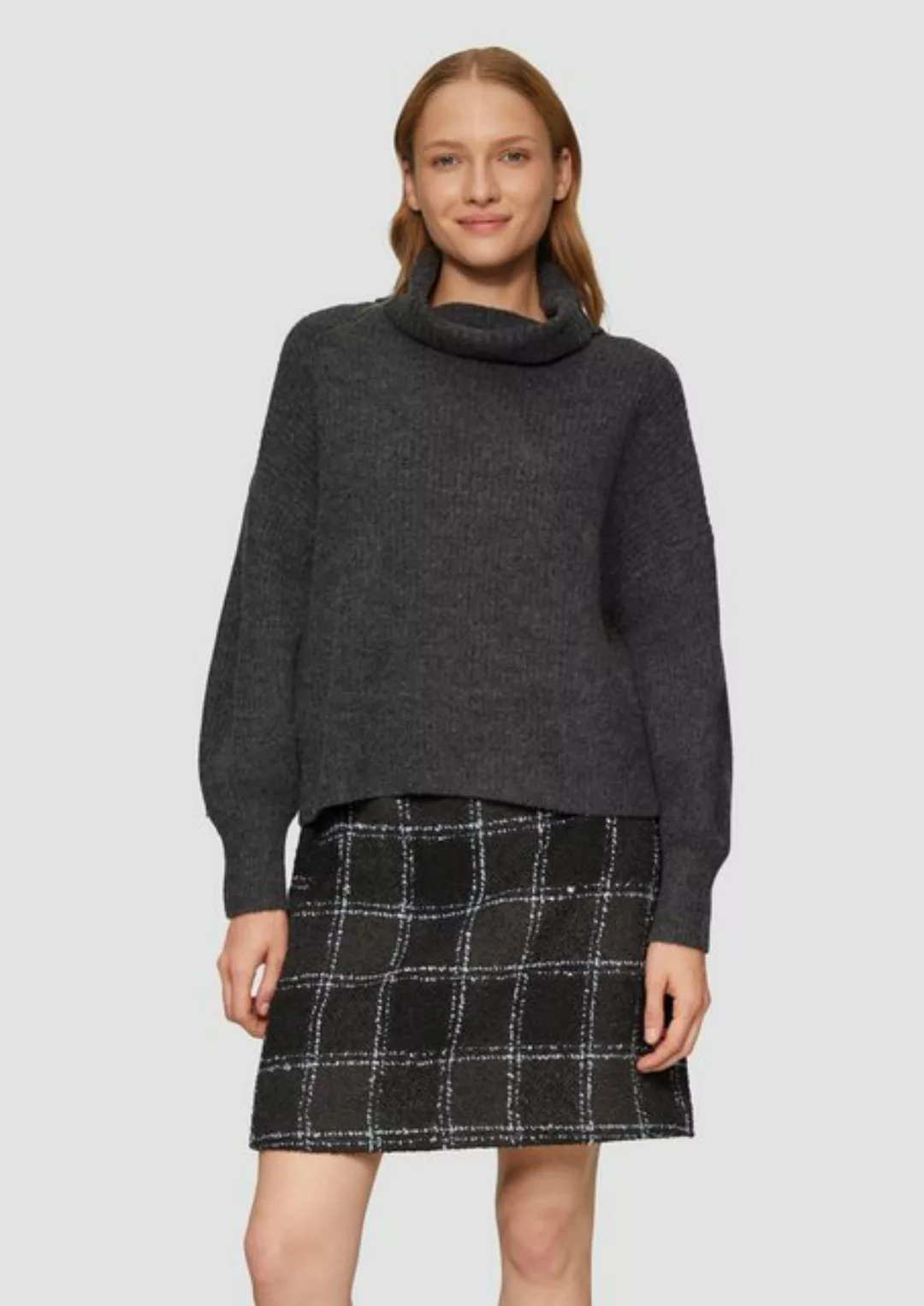 s.Oliver Strickpullover Oversized Pullover mit Rollkragen günstig online kaufen