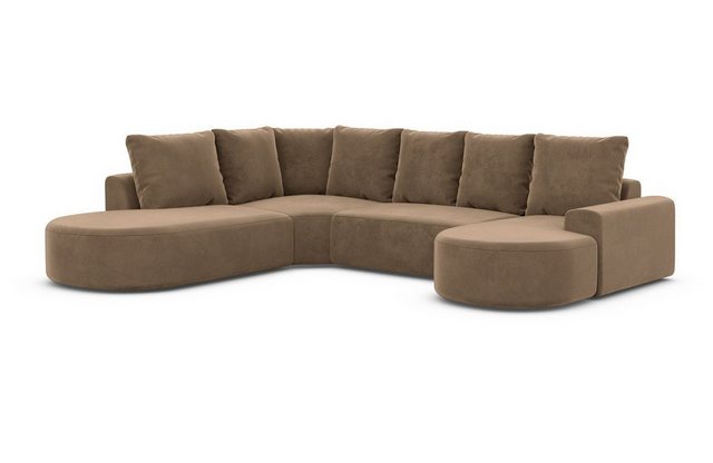 Sofa Dreams Wohnlandschaft Wohnlandschaft Gomera U Form Stoff Lounge, Wohnl günstig online kaufen