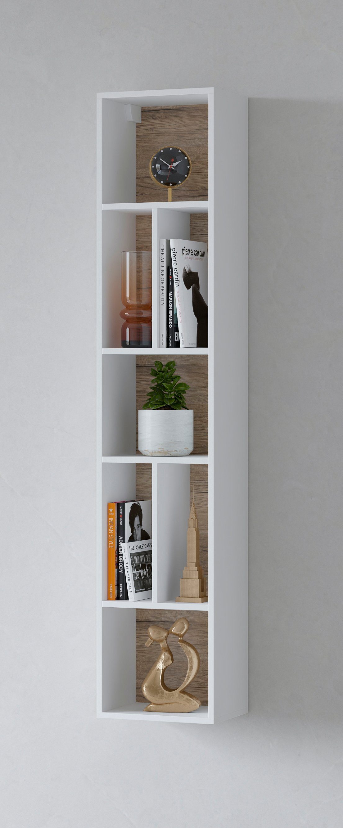 INOSIGN Wandregal "Toledo,Höhe 159 cm stilvolle Bücherregal, viel Stauraum" günstig online kaufen