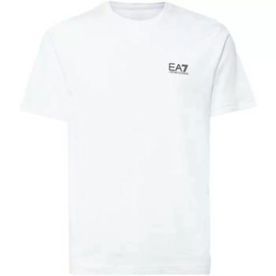 Ea7 Emporio Armani  T-Shirts & Poloshirts Pima Cotton Identity T-Shirt Whit günstig online kaufen