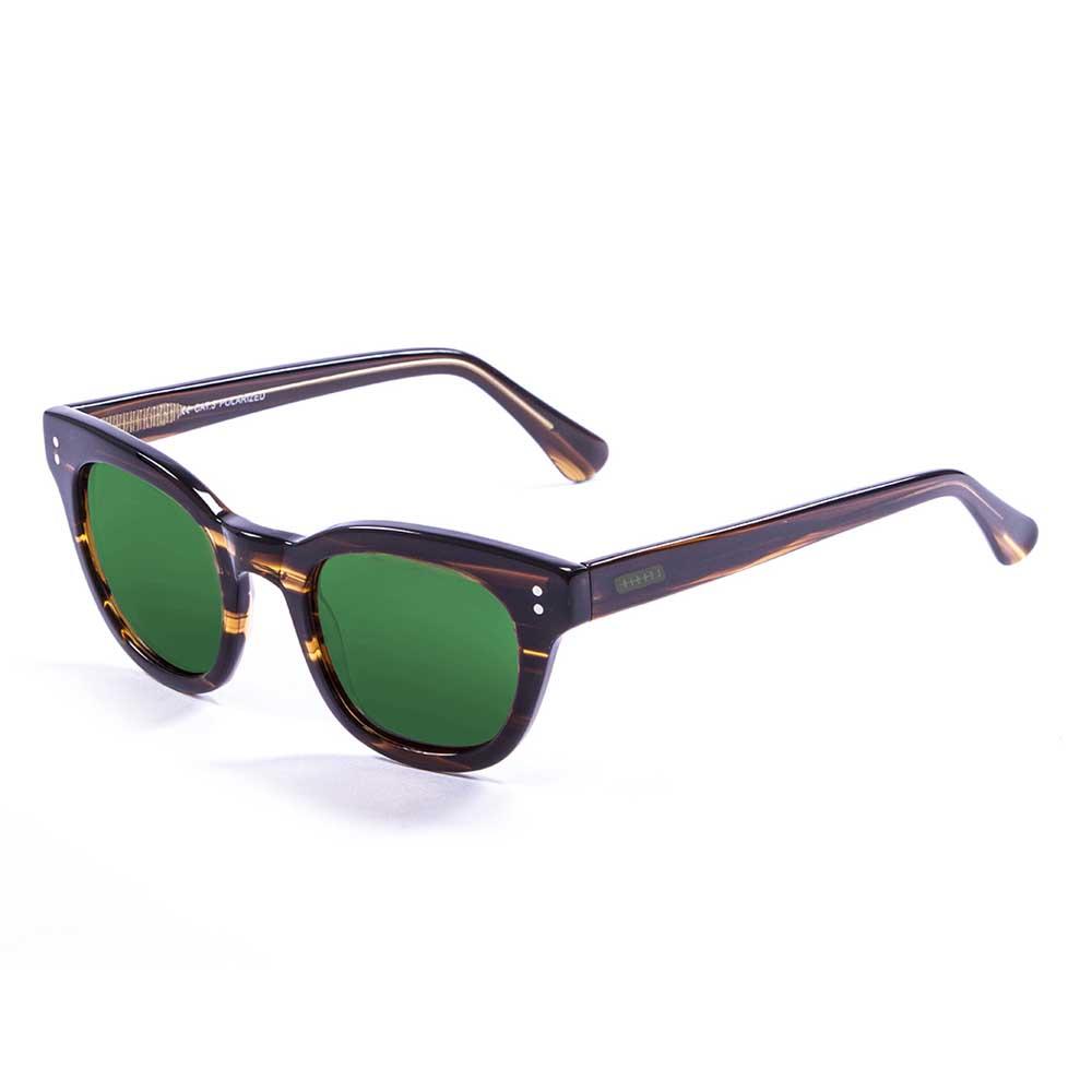 Lenoir Eyewear Croisette Sonnenbrille CAT3 Frame Brown With Revo Green Lens günstig online kaufen