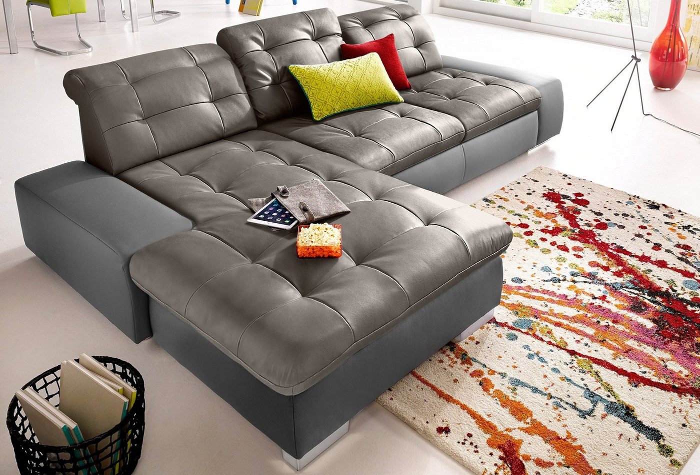 DOMO collection Ecksofa "Star L-Form", wahlweise mit Bettfunktion günstig online kaufen