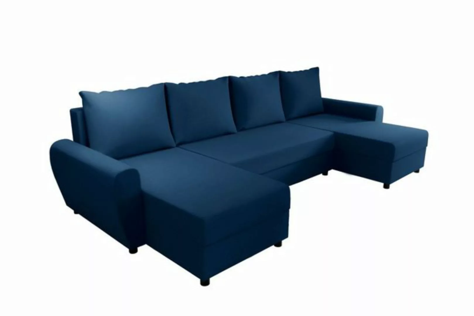 99rooms Wohnlandschaft Arlen, U-Form, Eckcouch, Sofa, Sitzkomfort, mit Bett günstig online kaufen