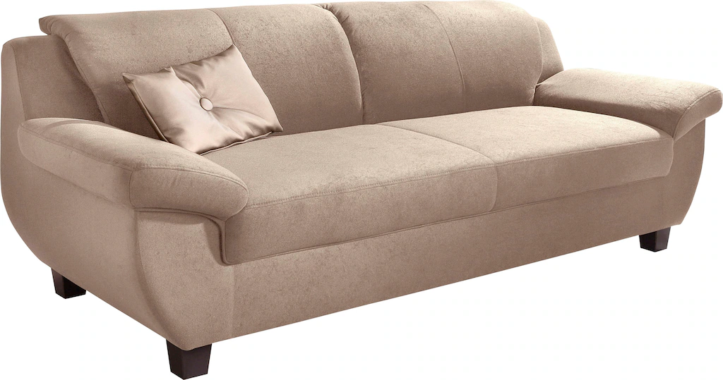 Home affaire 3-Sitzer "Yesterday Couch, B/T: 207/91 cm, belastbar bis 140kg günstig online kaufen