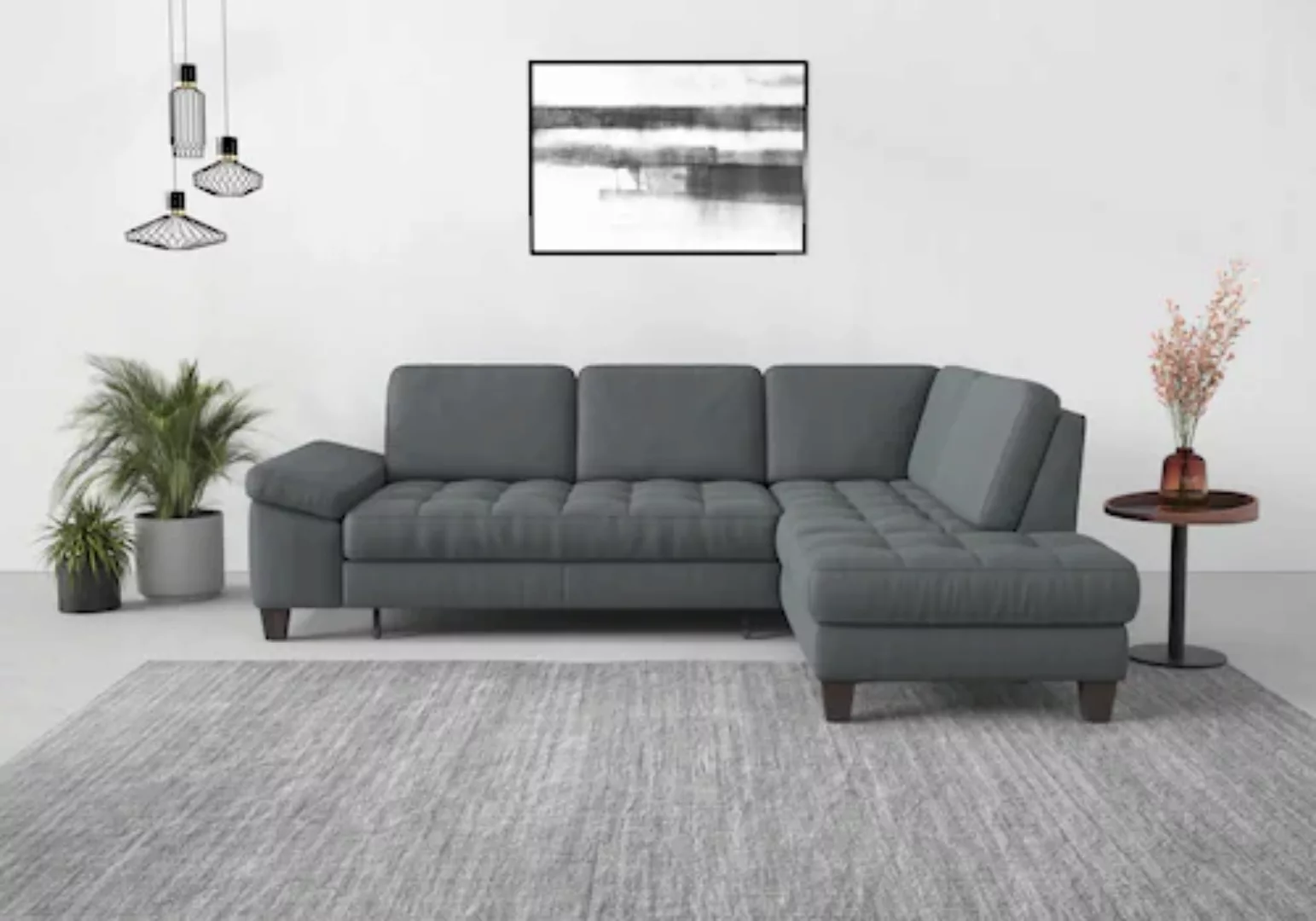 sit&more Ecksofa »Westham L-Form«, mit Ottomane, mit oder ohne Bettfunktion günstig online kaufen