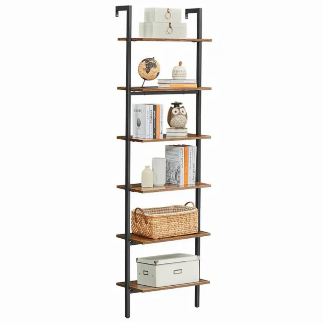 VASAGLE Bücherregal Standregal, 6 Ablagen, 204,8 x 60 x 30 cm günstig online kaufen