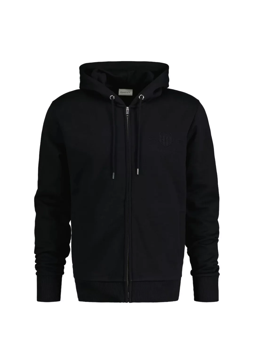 Gant Sweater "Sweatjacke REGULAR TONAL SHIELD FULL ZIP HOODIE" günstig online kaufen