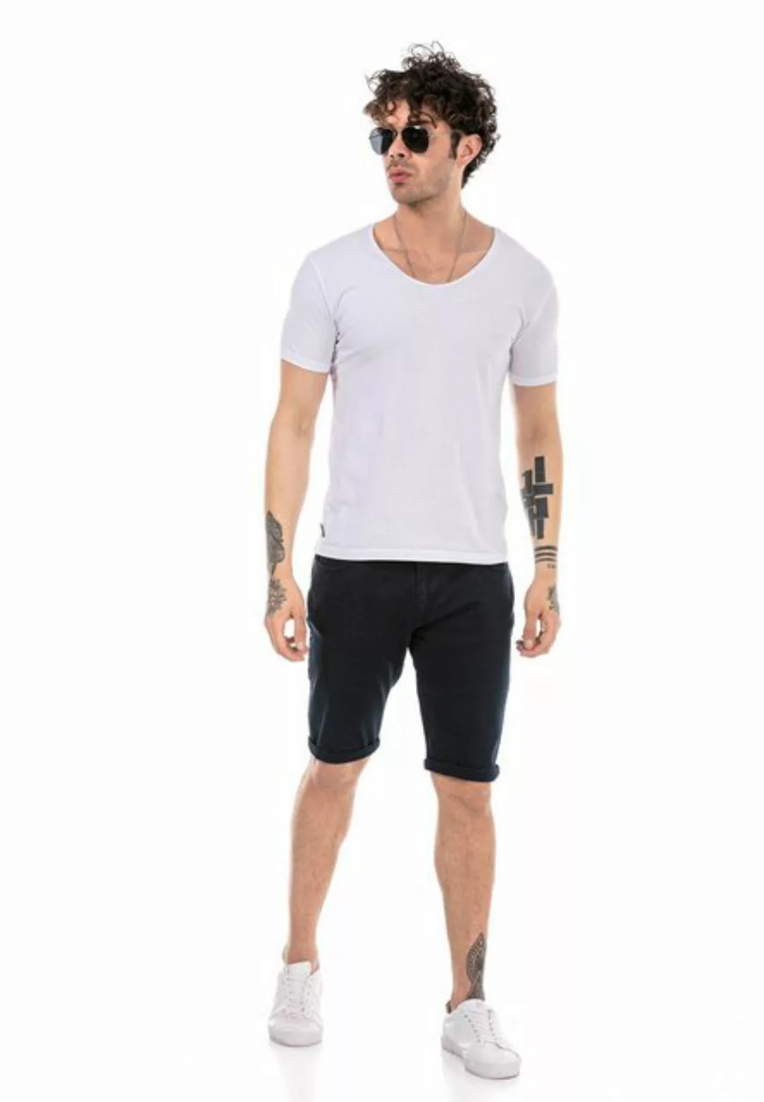 RedBridge Jeansshorts Red Bridge Herren Jeans Shorts Kurze Hose Denim Capri günstig online kaufen