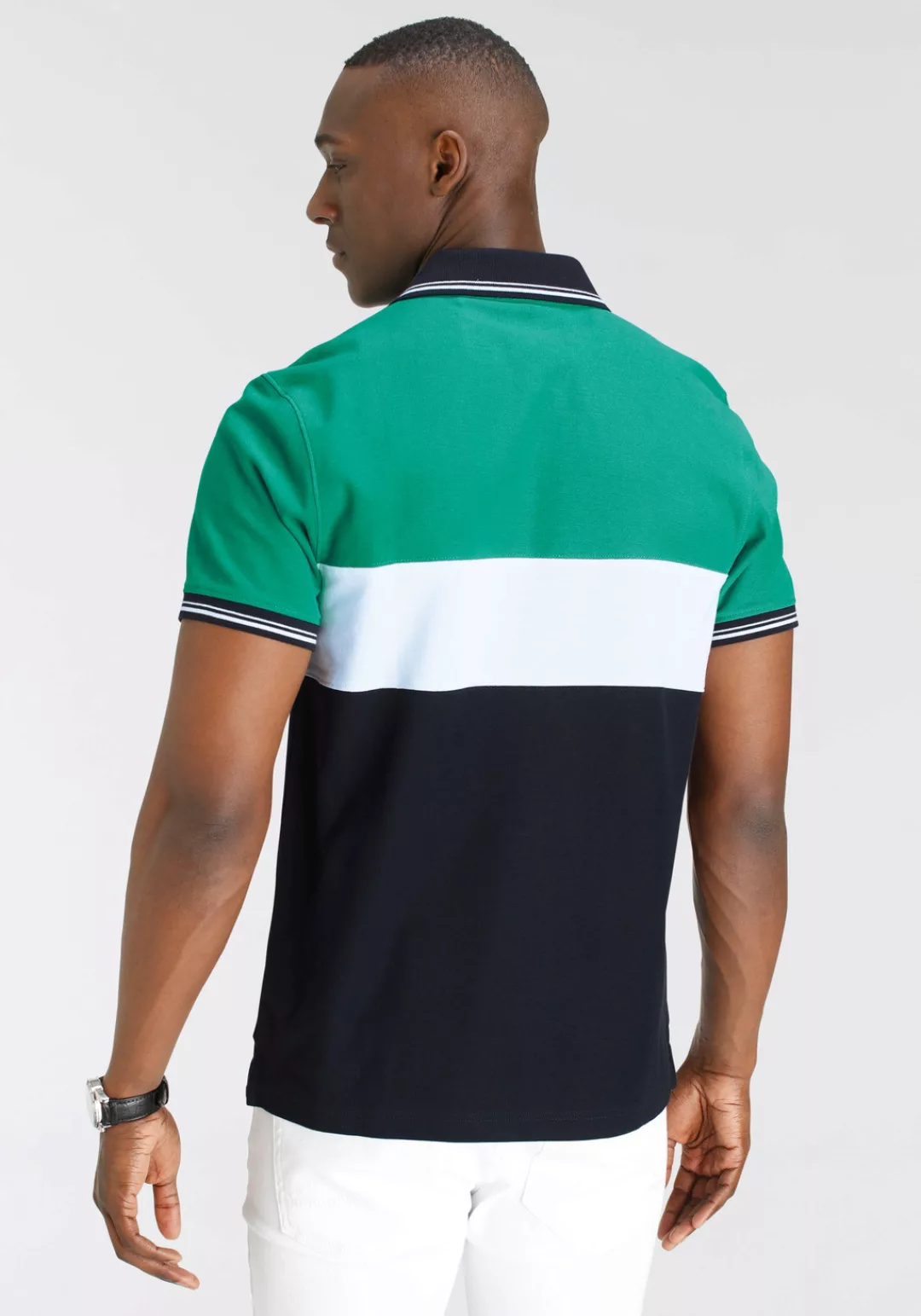 DELMAO Poloshirt mit Blockstreifen-NEUE MARKE! günstig online kaufen