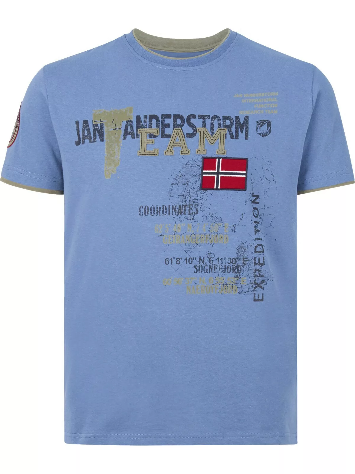 Jan Vanderstorm T-Shirt "T-Shirt SÖLVE" günstig online kaufen