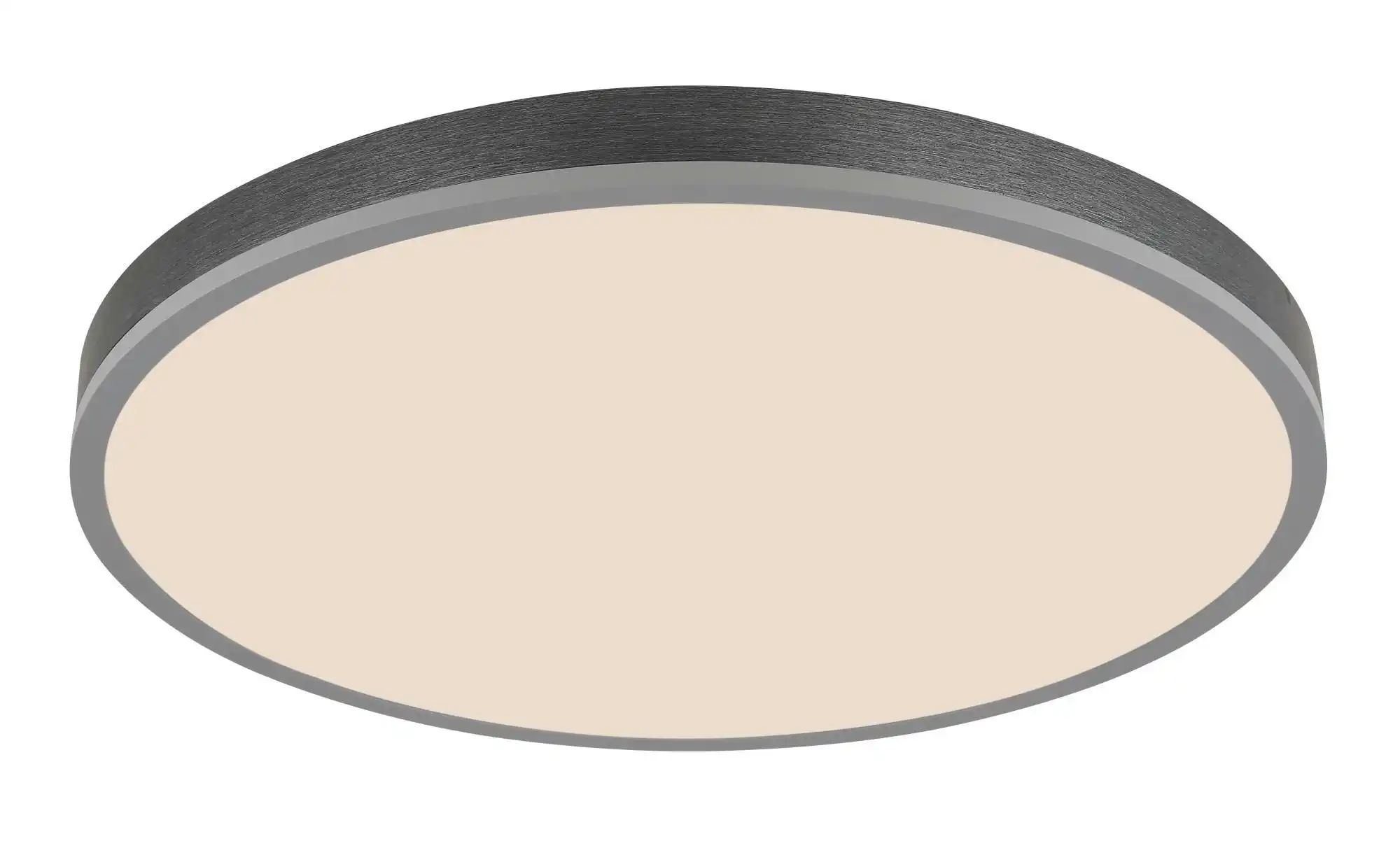 Globo Lighting Deckenleuchte   ¦ grau ¦ Maße (cm): B: 60 H: 8,5  Ø: 60 Lamp günstig online kaufen