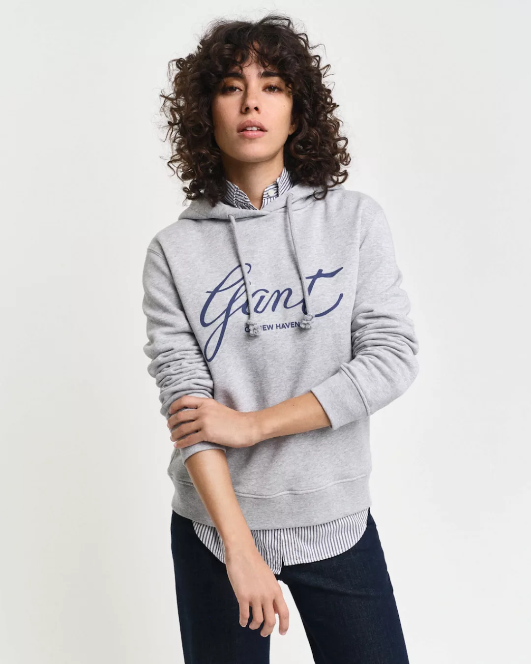 Gant Kapuzensweatshirt REG SCRIPT HOODIE günstig online kaufen