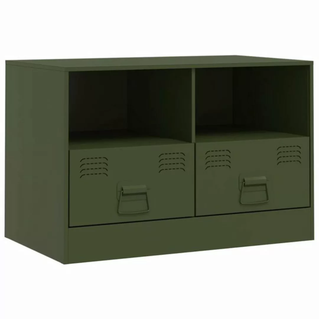 vidaXL Schrankmodule TV-Schrank Olivgrün 67x39x44 cm Stahl günstig online kaufen