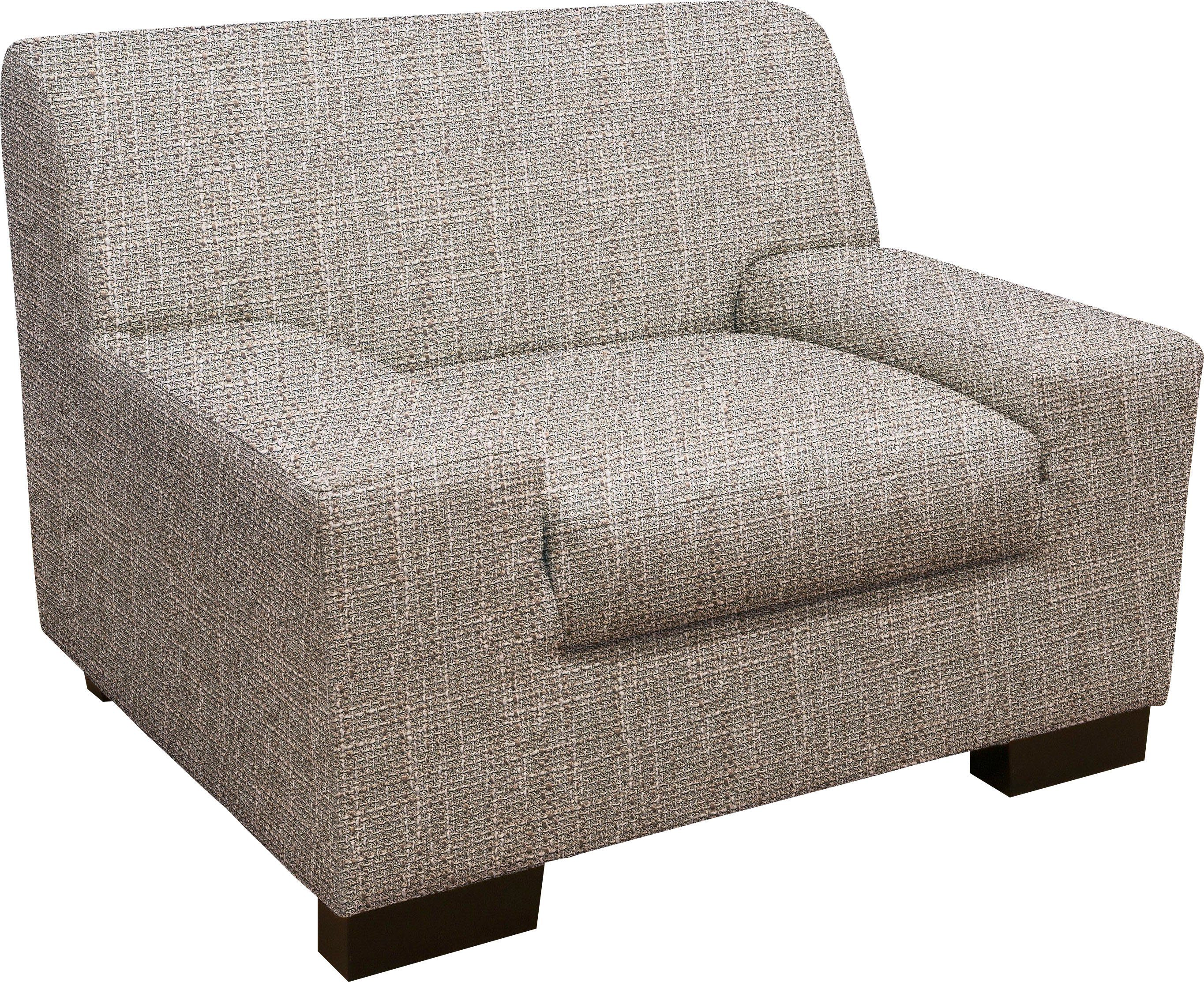 DOMO collection Sessel "Norma kubisch und zeitlos, komfortabel, flache Arml günstig online kaufen
