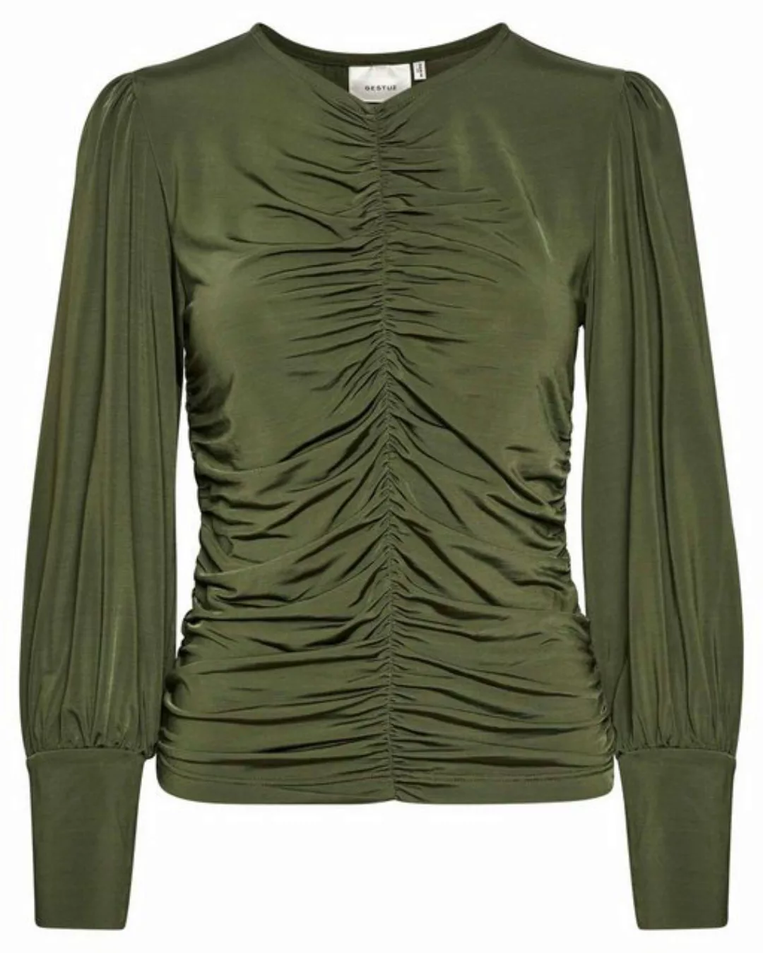 Gestuz Klassische Bluse Damen Langarmtop ELLISGZ BLOUSE (1-tlg) günstig online kaufen