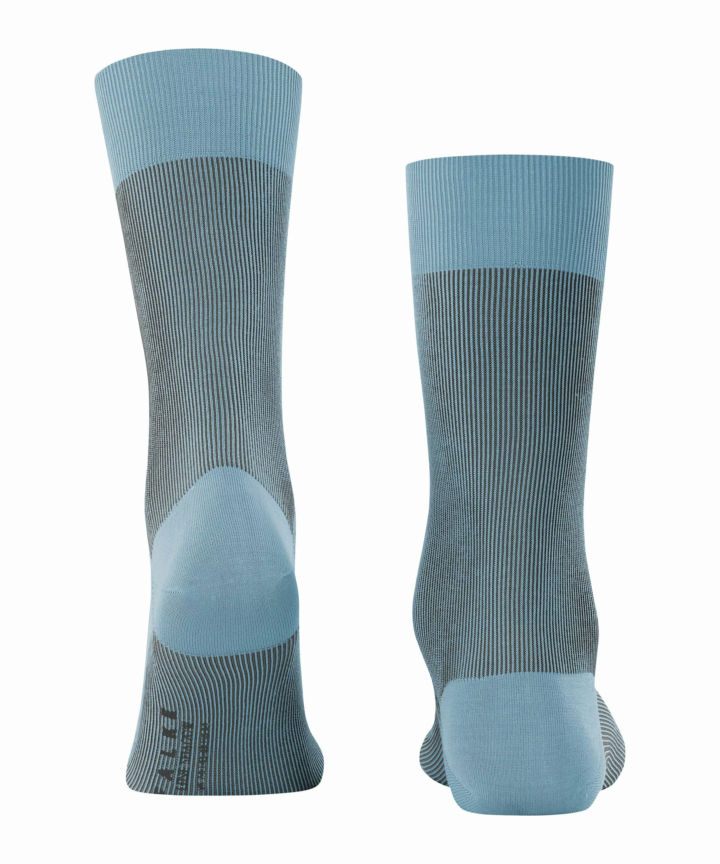 FALKE Fine Shadow Herren Socken, 39-40, Blau, Rippe, Baumwolle, 13141-67880 günstig online kaufen