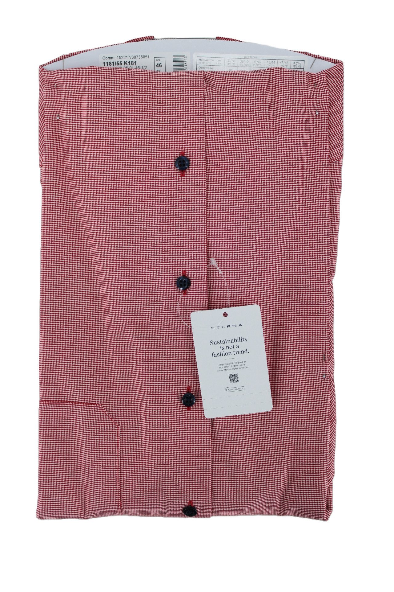 Eterna Businesshemd Hemd 1181 K181 rot günstig online kaufen