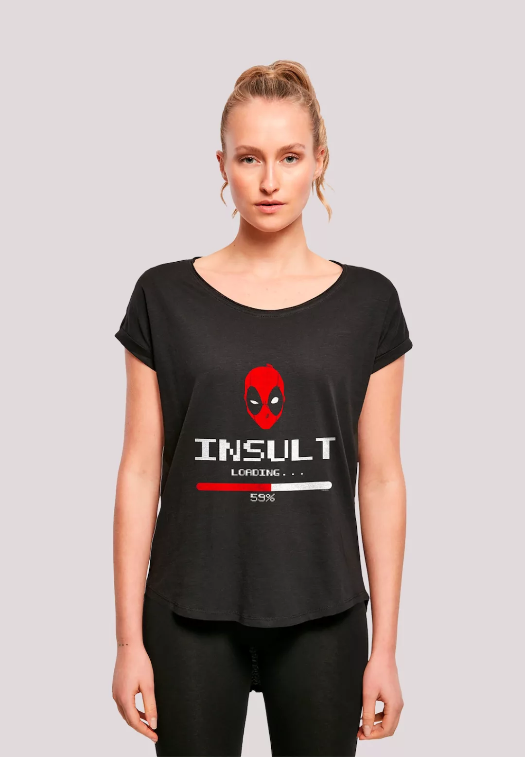 F4NT4STIC T-Shirt "Marvel Deadpool Insult Loading", Print günstig online kaufen