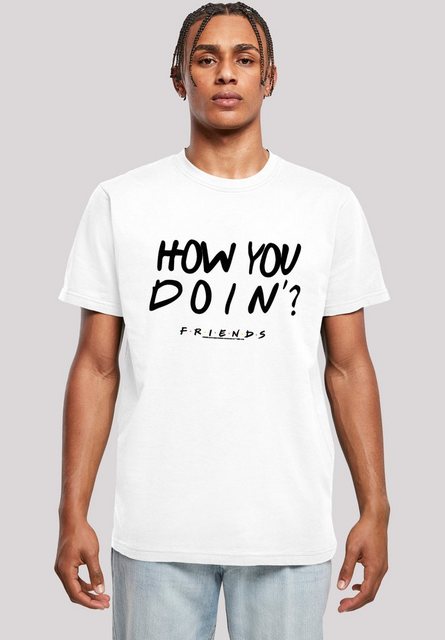 F4NT4STIC T-Shirt FRIENDS TV Serie How You Doin? WHT Print günstig online kaufen