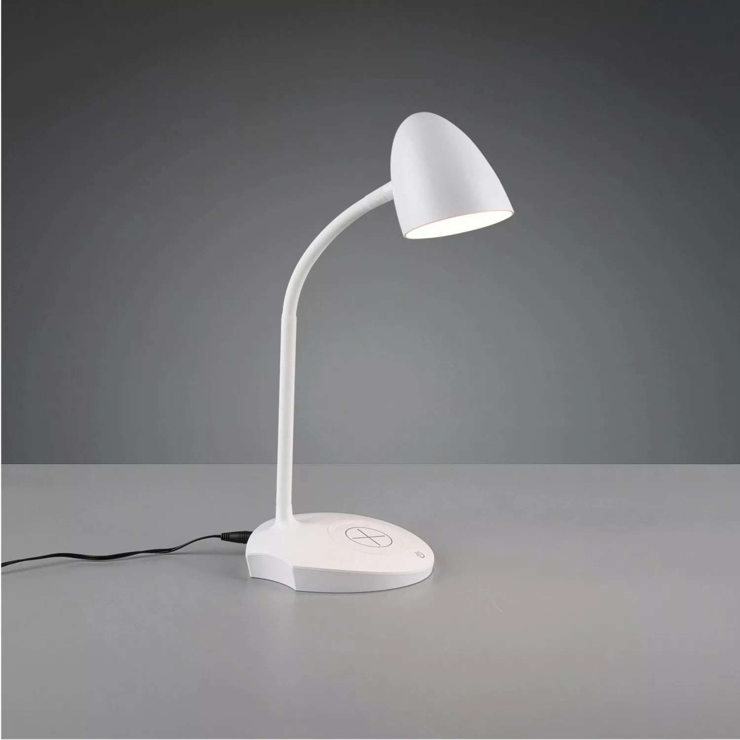 LED-Tischleuchte, 1-flammig, grau - grau - 15 cm - 38 cm - 13,5 cm - Lampen günstig online kaufen