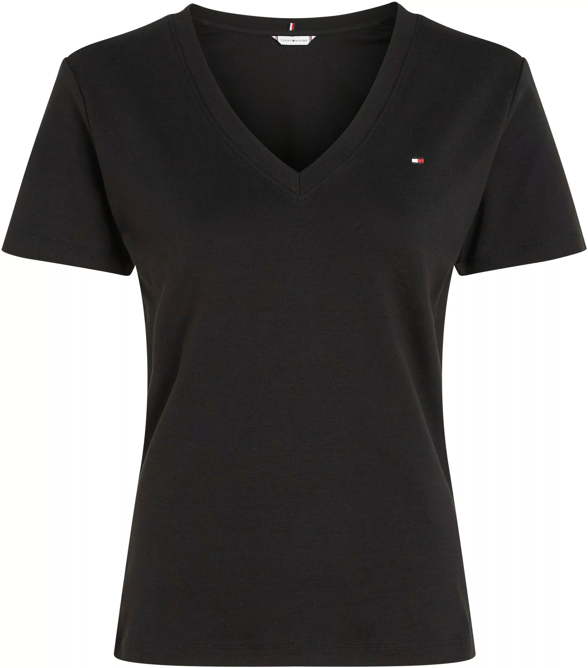 Tommy Hilfiger Curve V-Shirt "CRV NEW SLIM CODY V-NECK SS", in großen Größe günstig online kaufen