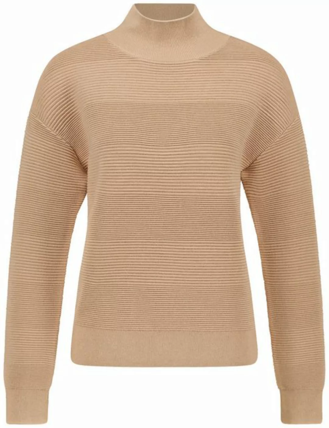 GERRY WEBER Rundhalspullover Pullover mit Turtleneck und Strukturstrick günstig online kaufen