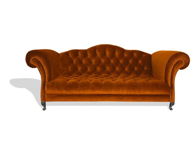 Xlmoebel Sofa Chesterfield Sofa mit 3 Sitzplätzen, Polster Designer Couchen günstig online kaufen