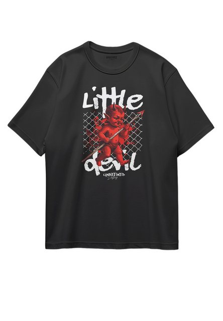 Novux T-Shirt Little Devil Oversize Damen Tshirt (1-tlg) aus Baumwolle günstig online kaufen