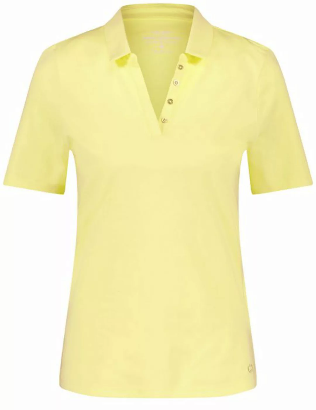 GERRY WEBER Kurzarmshirt Poloshirt aus Baumwolle günstig online kaufen