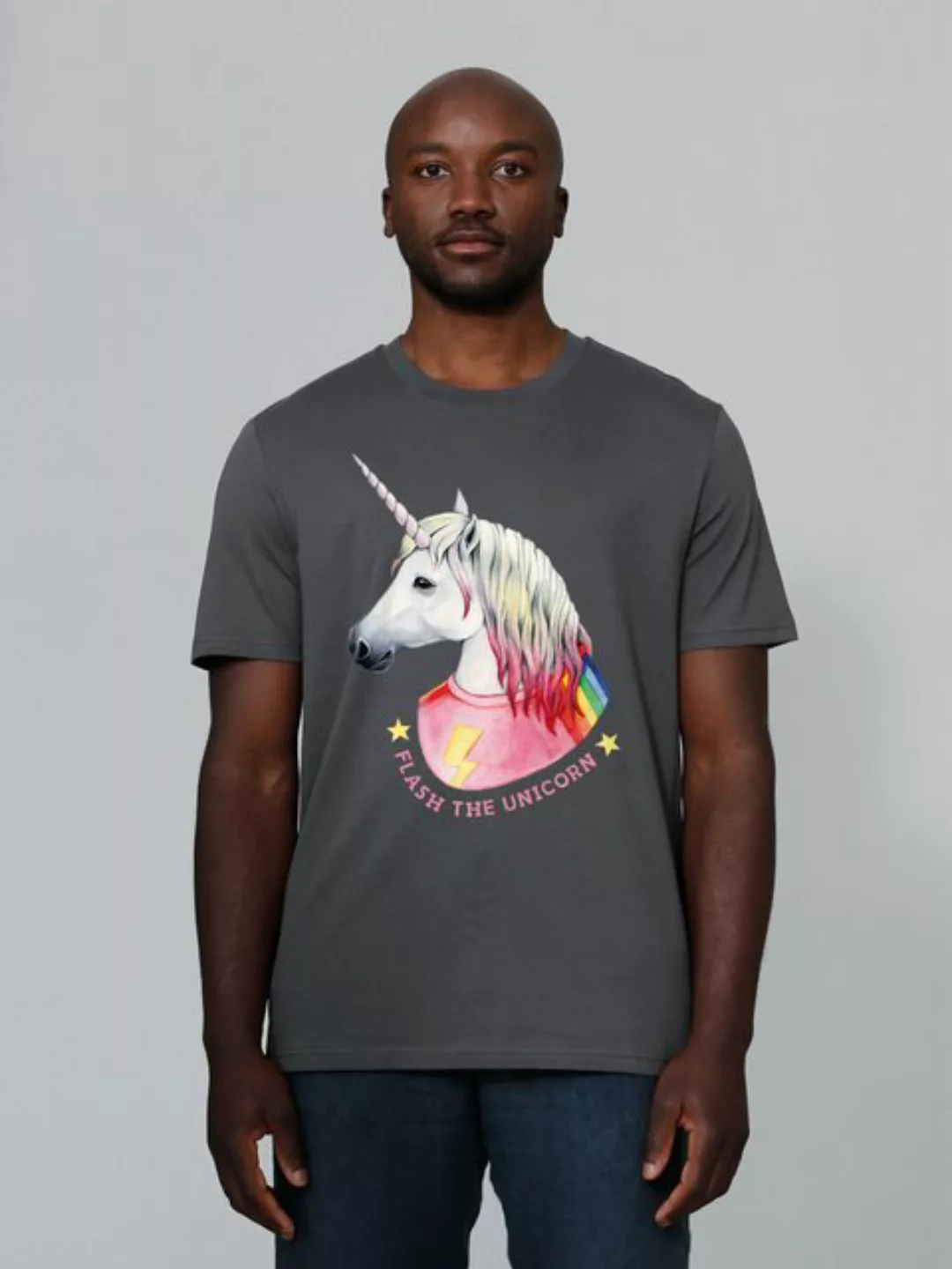 wat? Apparel Print-Shirt Flash, the unicorn (1-tlg) günstig online kaufen