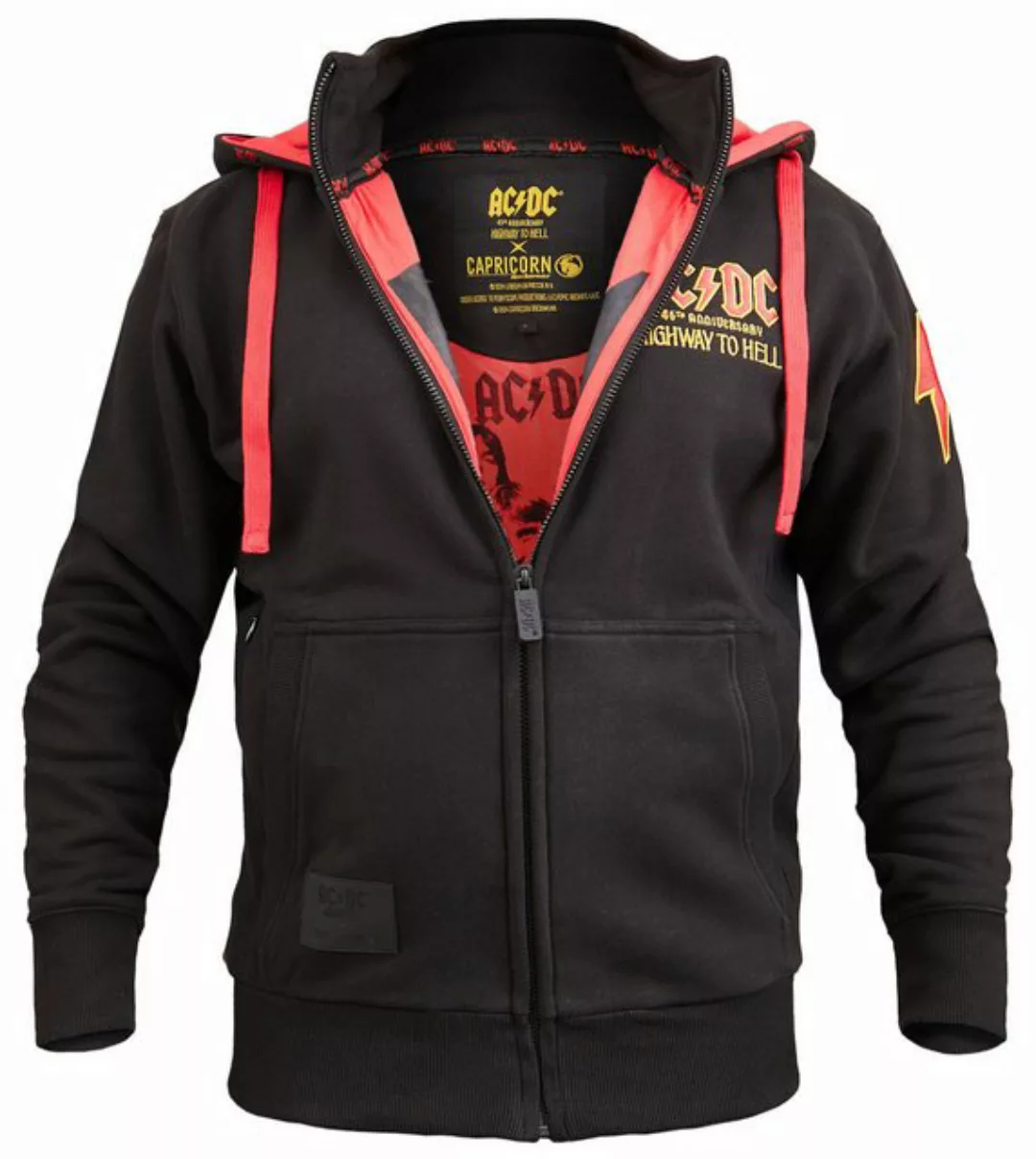 Capricorn Rockwear Kapuzennickijacke AC/DC x Capricorn Rockwear Highway to günstig online kaufen