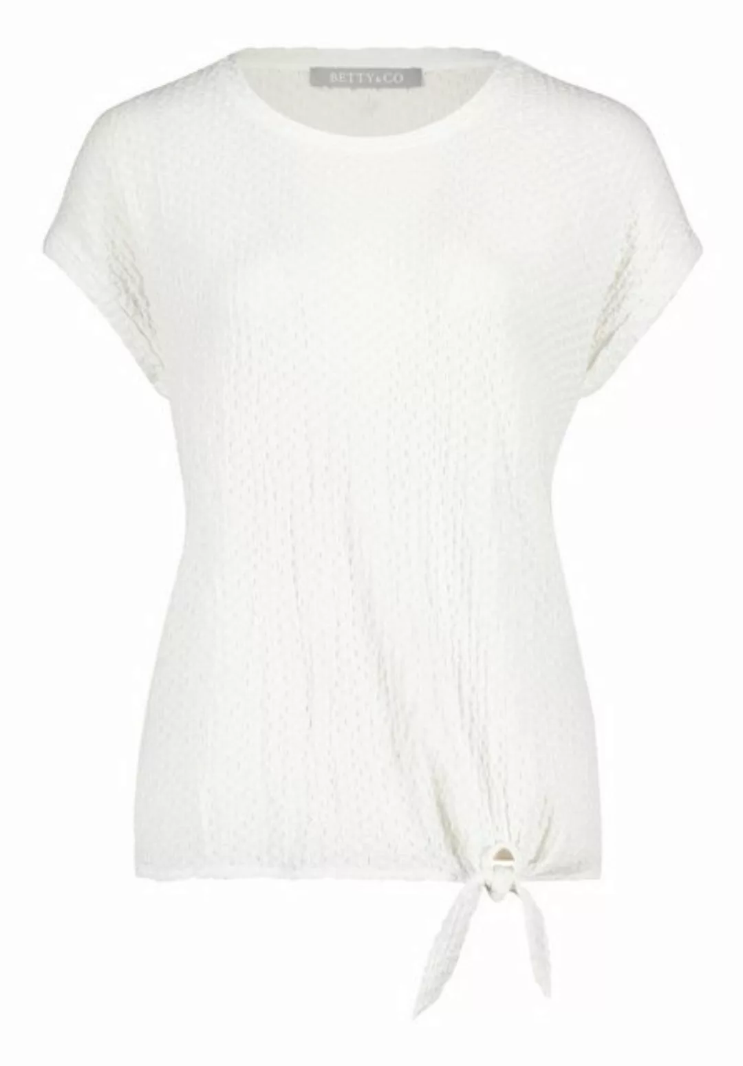 Betty&Co T-Shirt Shirt Kurz 1/2 Arm, Offwhite günstig online kaufen