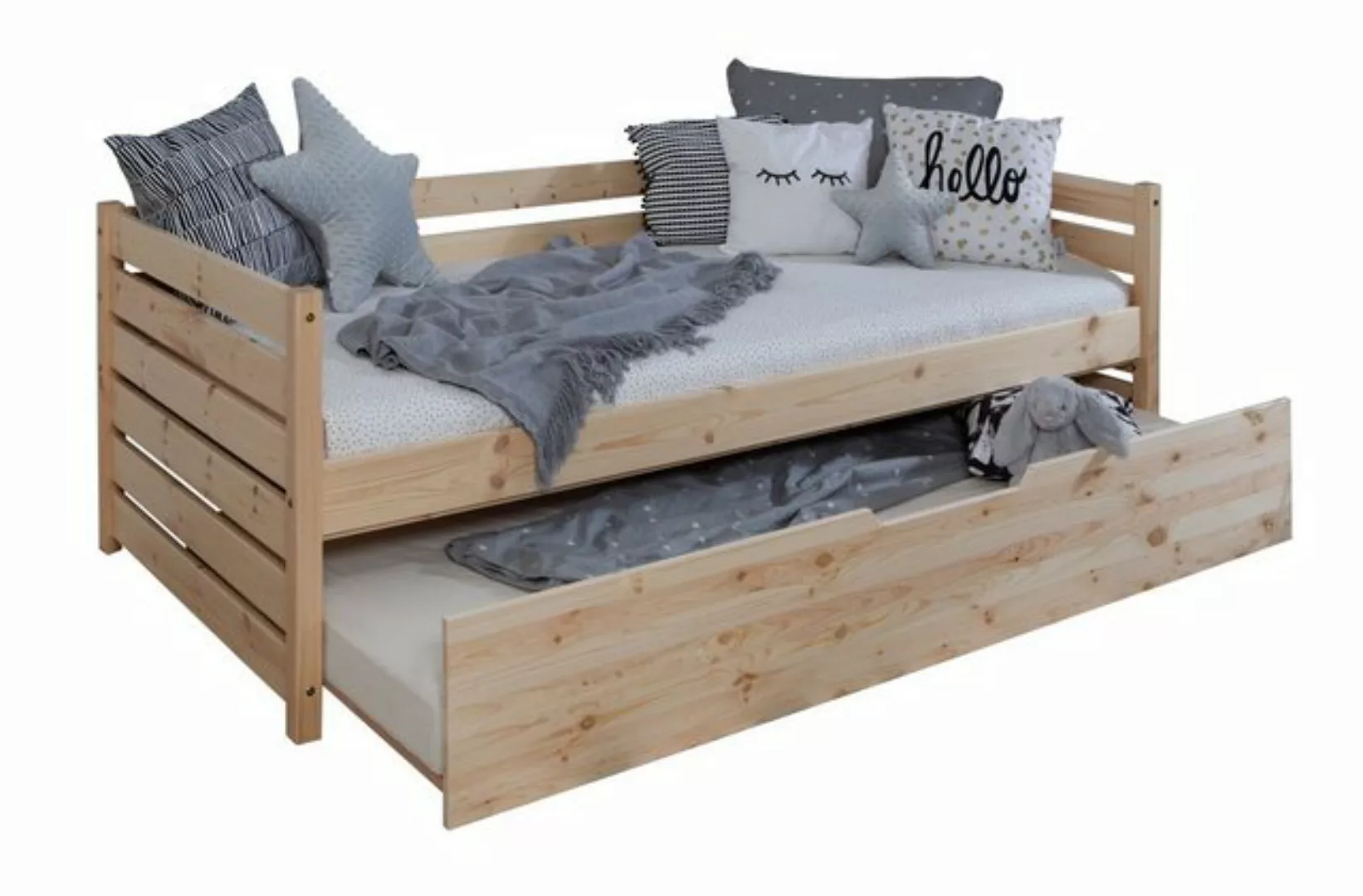 Ticaa Bettgestell Sofabett Naomi inkl. Ausziehbett, 90x200 günstig online kaufen